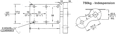 Dandy 750kg suspension